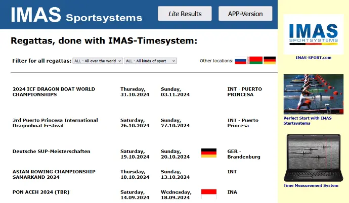 Online Results / WebCIS
